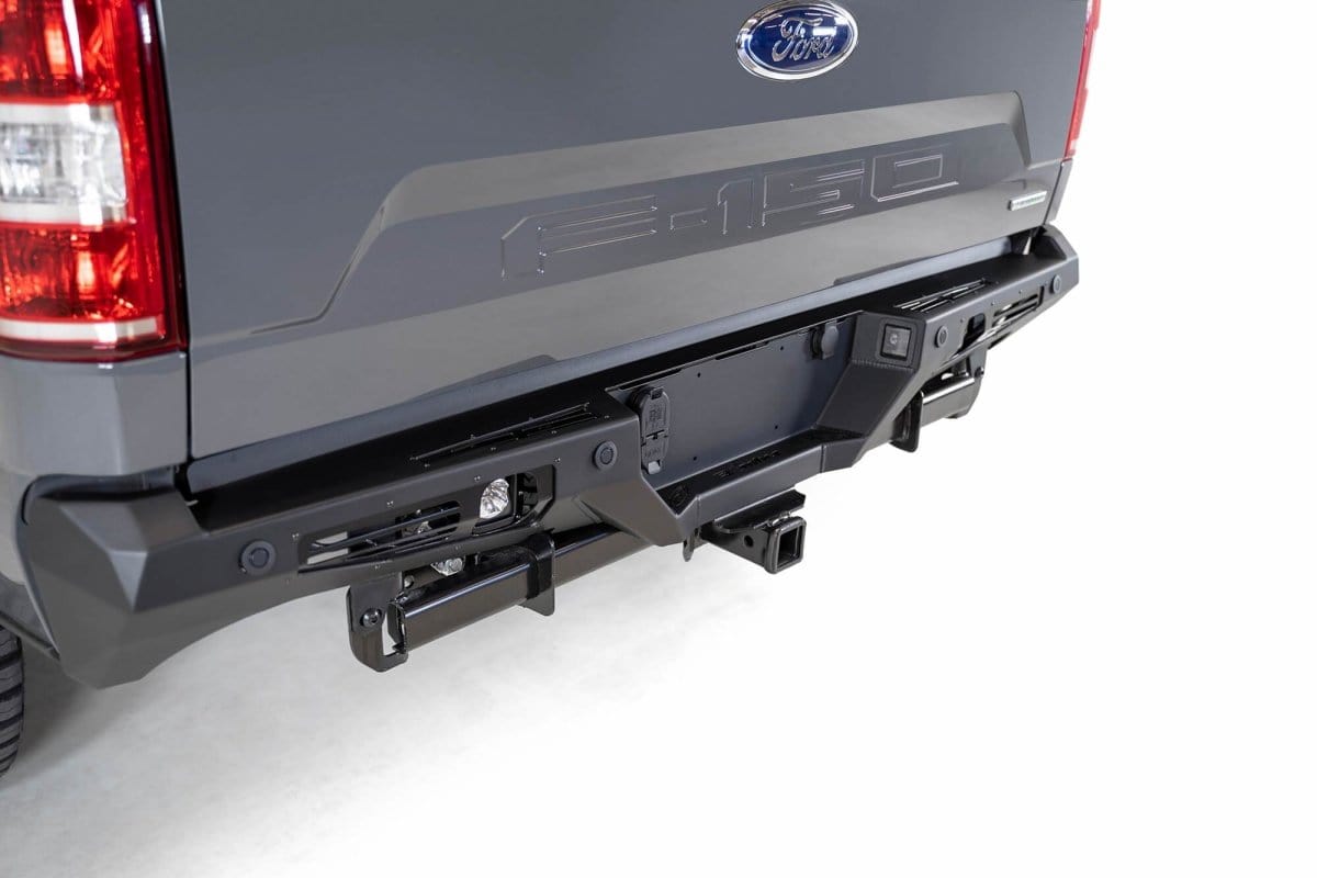 ADD R180011370103 2015-2020 Ford F150 Bomber Rear Bumper with Backup Sensors - BumperStock