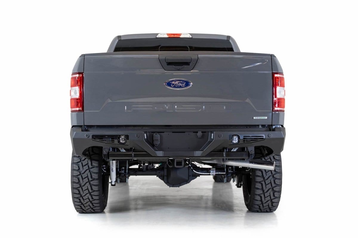 ADD R180011370103 2015 - 2020 Ford F150 Bomber Rear Bumper with Backup Sensors - Rugged Truck Gear