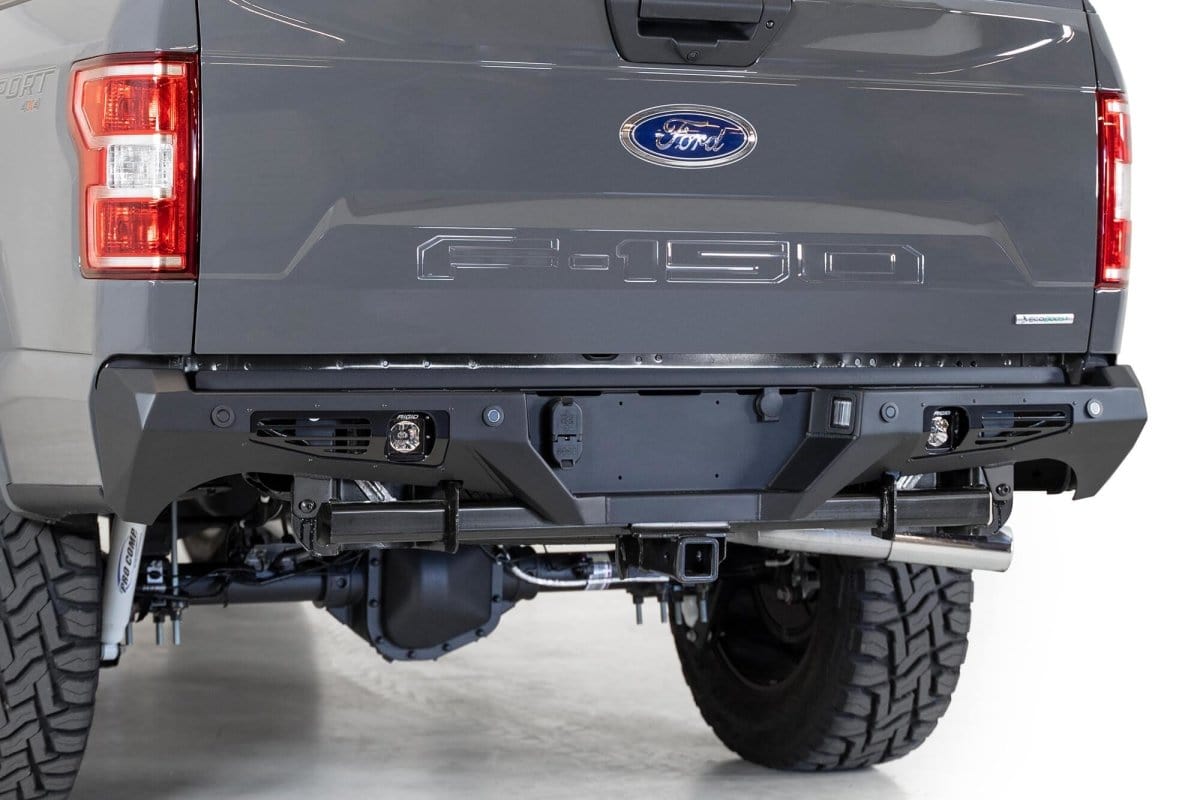 ADD R180011370103 2015 - 2020 Ford F150 Bomber Rear Bumper with Backup Sensors - Rugged Truck Gear