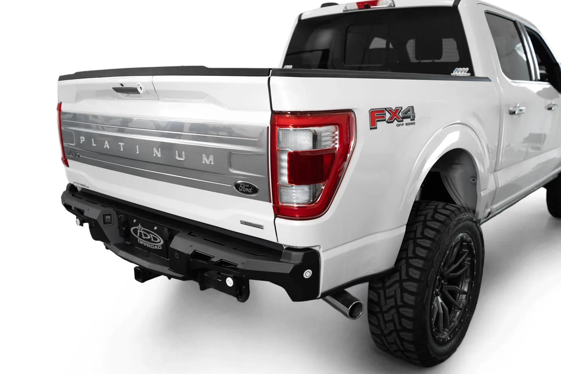 ADD R19020NA0103 2021 - 2023 Ford F150 Black Label Rear Bumper - Rugged Truck Gear