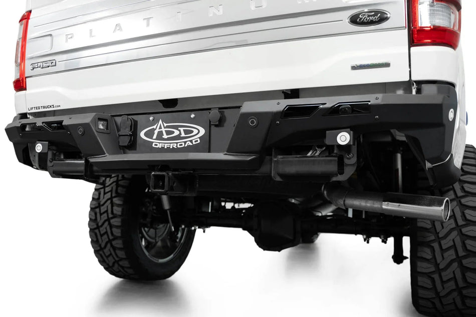 ADD R19020NA0103 2021 - 2023 Ford F150 Black Label Rear Bumper - Rugged Truck Gear