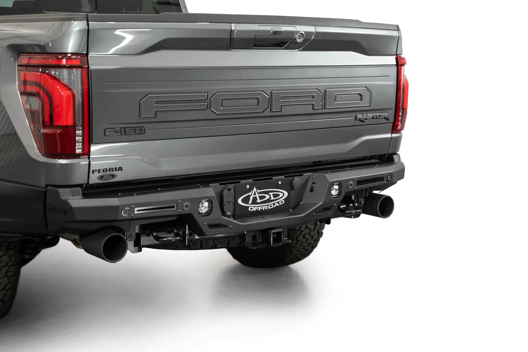 ADD R210121090103 2021 - 2024 Ford F150 Raptor Rock Fighter Rear Bumper - Rugged Truck Gear