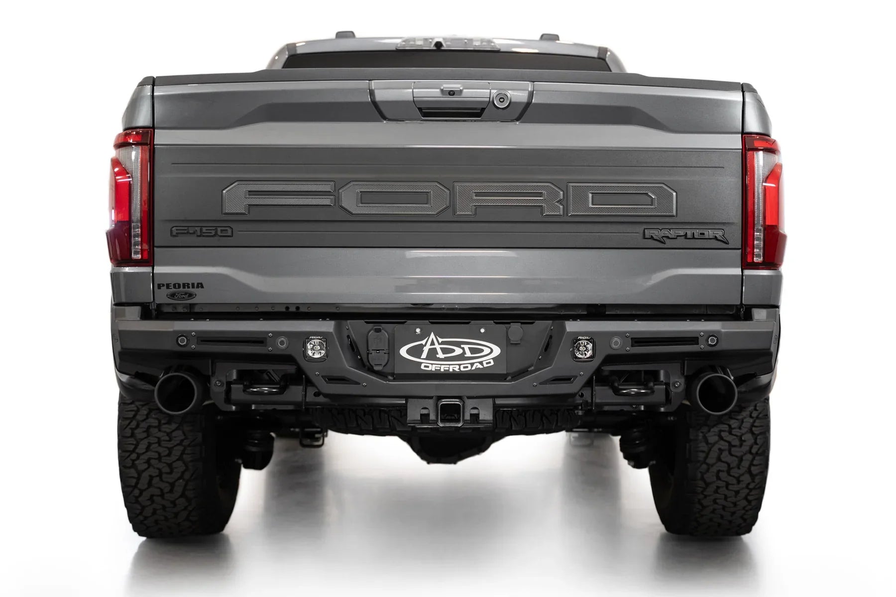 ADD R210121090103 2021 - 2024 Ford F150 Raptor Rock Fighter Rear Bumper - Rugged Truck Gear