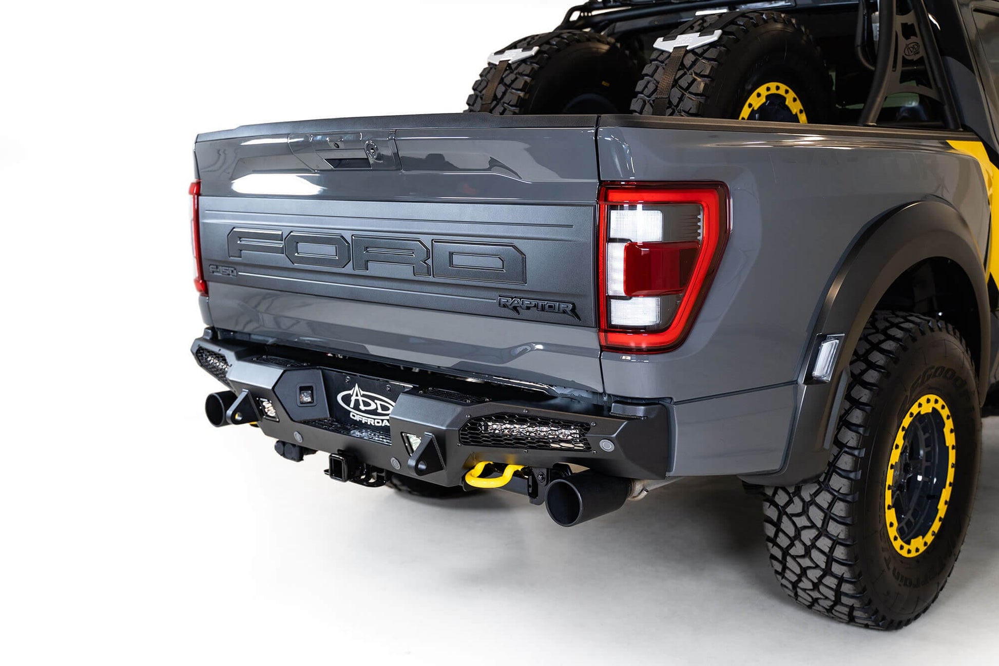 ADD R210151430103 2021 - 2023 Ford Raptor HoneyBadger Rear Bumper - Rugged Truck Gear