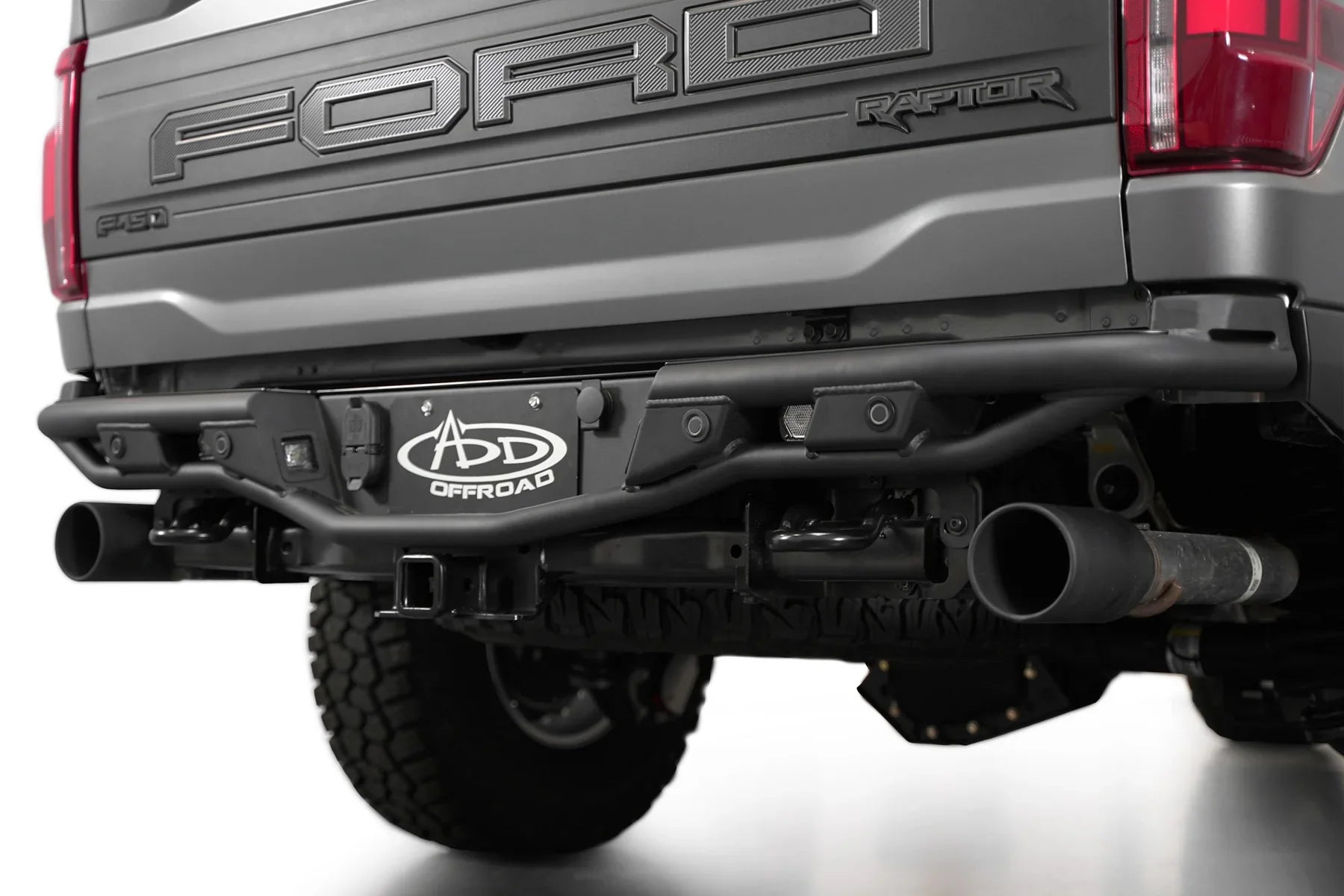 ADD R210245090103 2021 - 2024 Ford F150 Raptor Race Series Dovetail Rear Bumper - Rugged Truck Gear