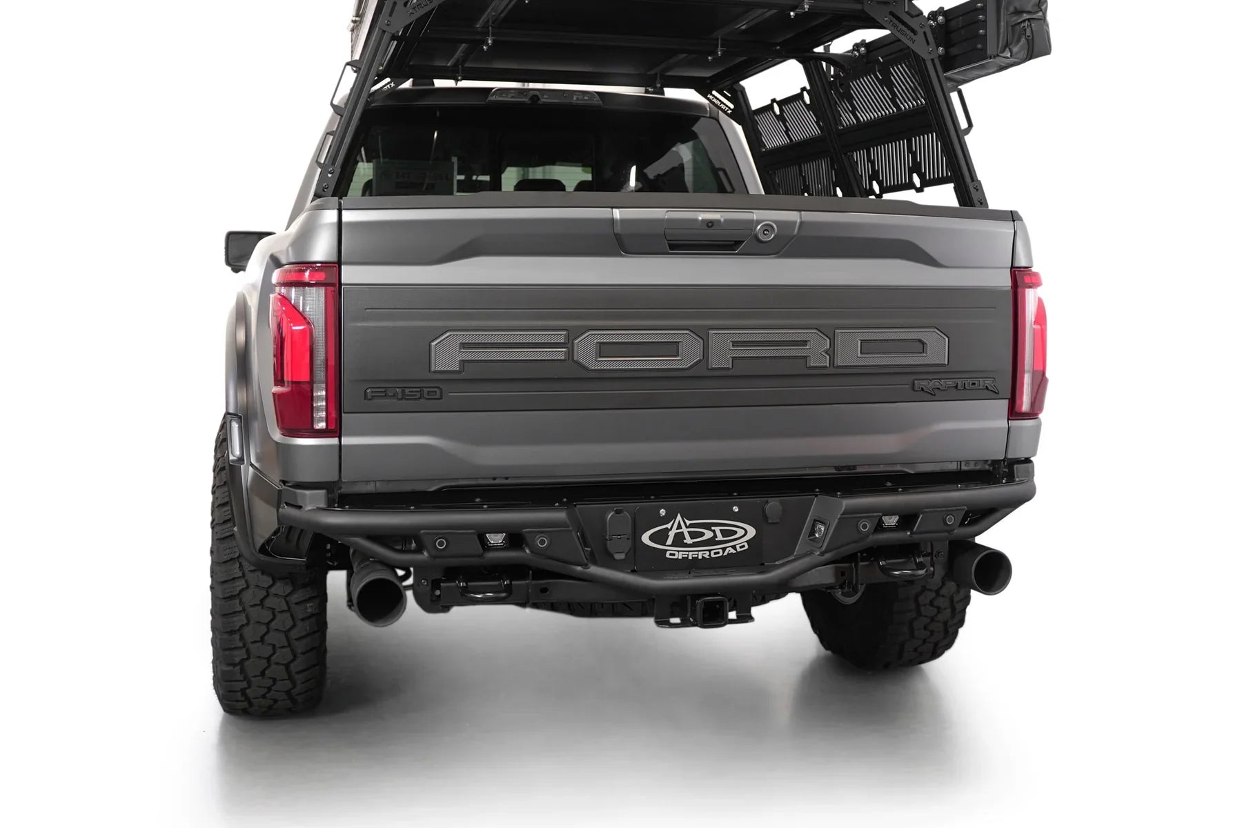 ADD R210245090103 2021 - 2024 Ford F150 Raptor Race Series Dovetail Rear Bumper - Rugged Truck Gear