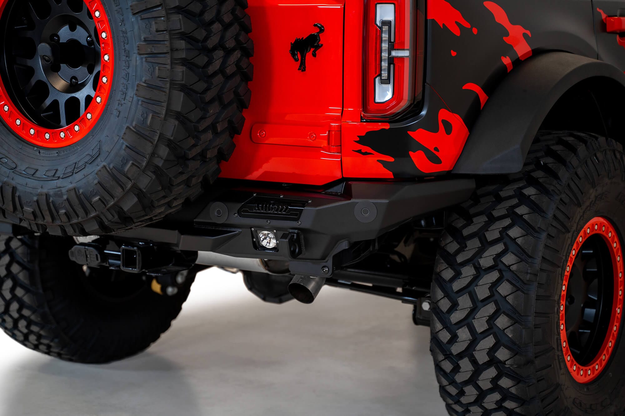 ADD R230081370103 2021 - 2023 Ford Bronco Stealth Fighter Rear Bumper - Rugged Truck Gear