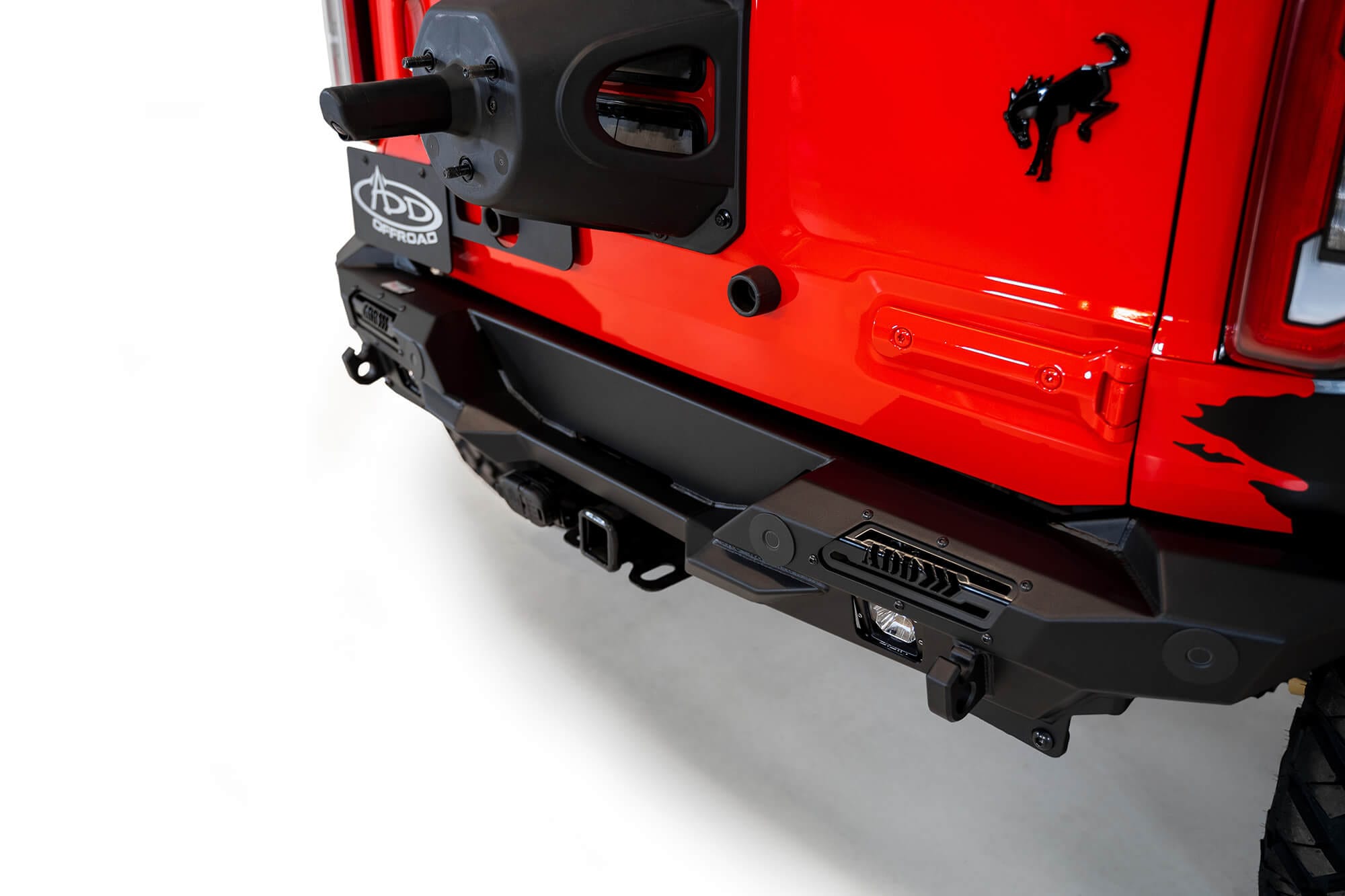 ADD R230081370103 2021 - 2023 Ford Bronco Stealth Fighter Rear Bumper - Rugged Truck Gear