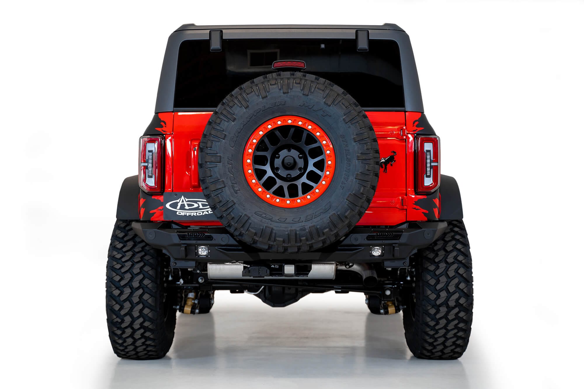 ADD R230081370103 2021 - 2023 Ford Bronco Stealth Fighter Rear Bumper - Rugged Truck Gear
