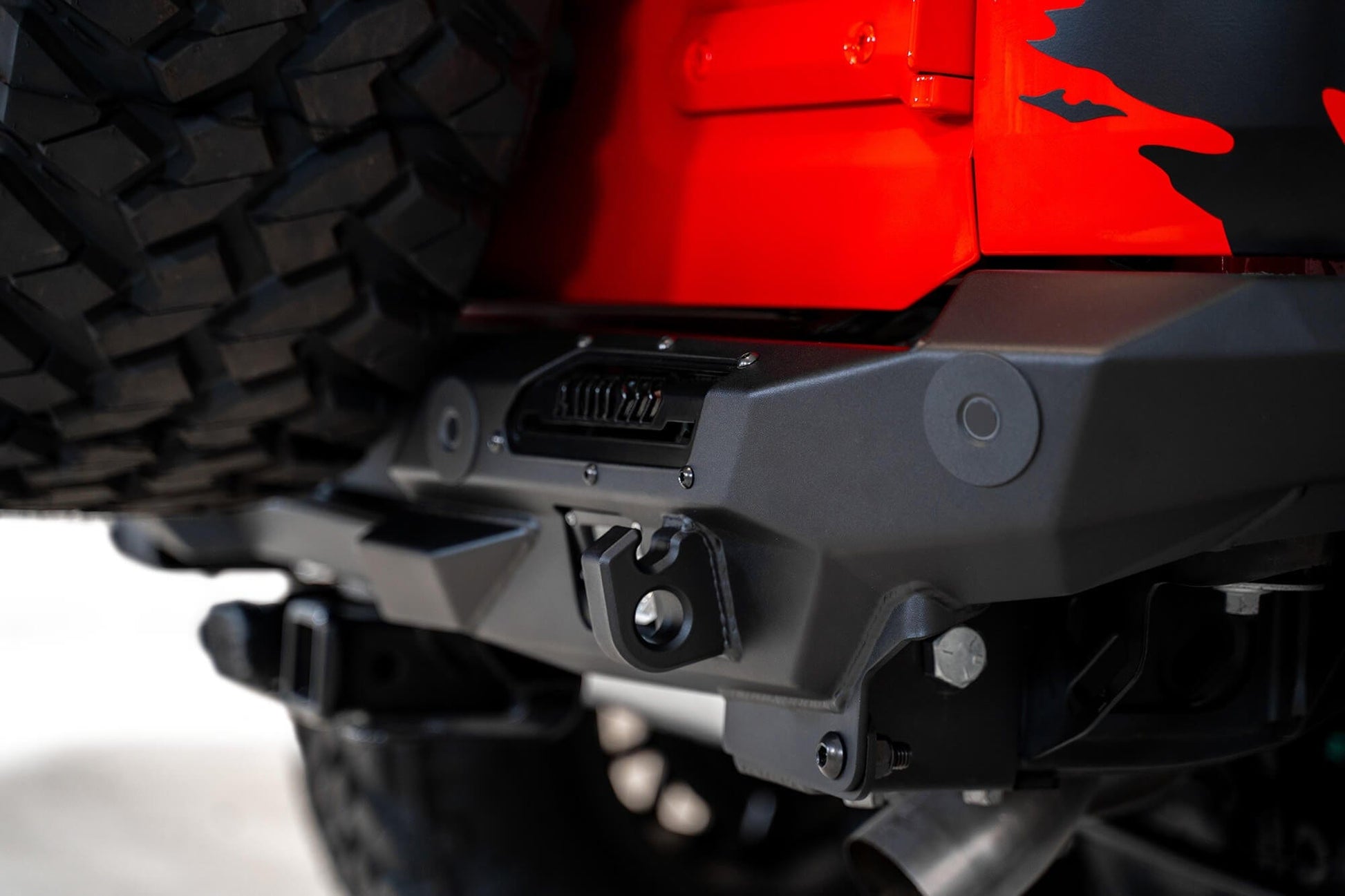 ADD R230081370103 2021 - 2023 Ford Bronco Stealth Fighter Rear Bumper - Rugged Truck Gear