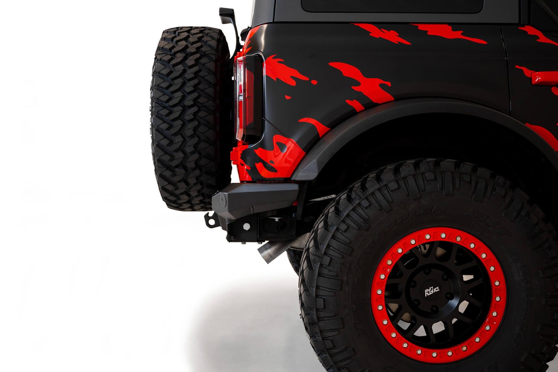 ADD R230081370103 2021 - 2023 Ford Bronco Stealth Fighter Rear Bumper - Rugged Truck Gear