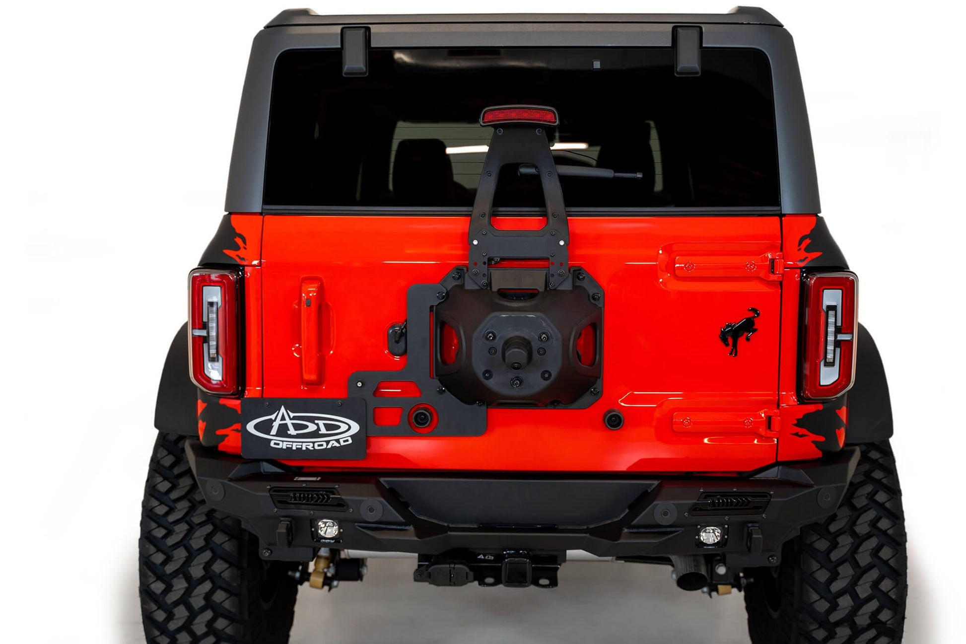 ADD R230081370103 2021 - 2023 Ford Bronco Stealth Fighter Rear Bumper - Rugged Truck Gear