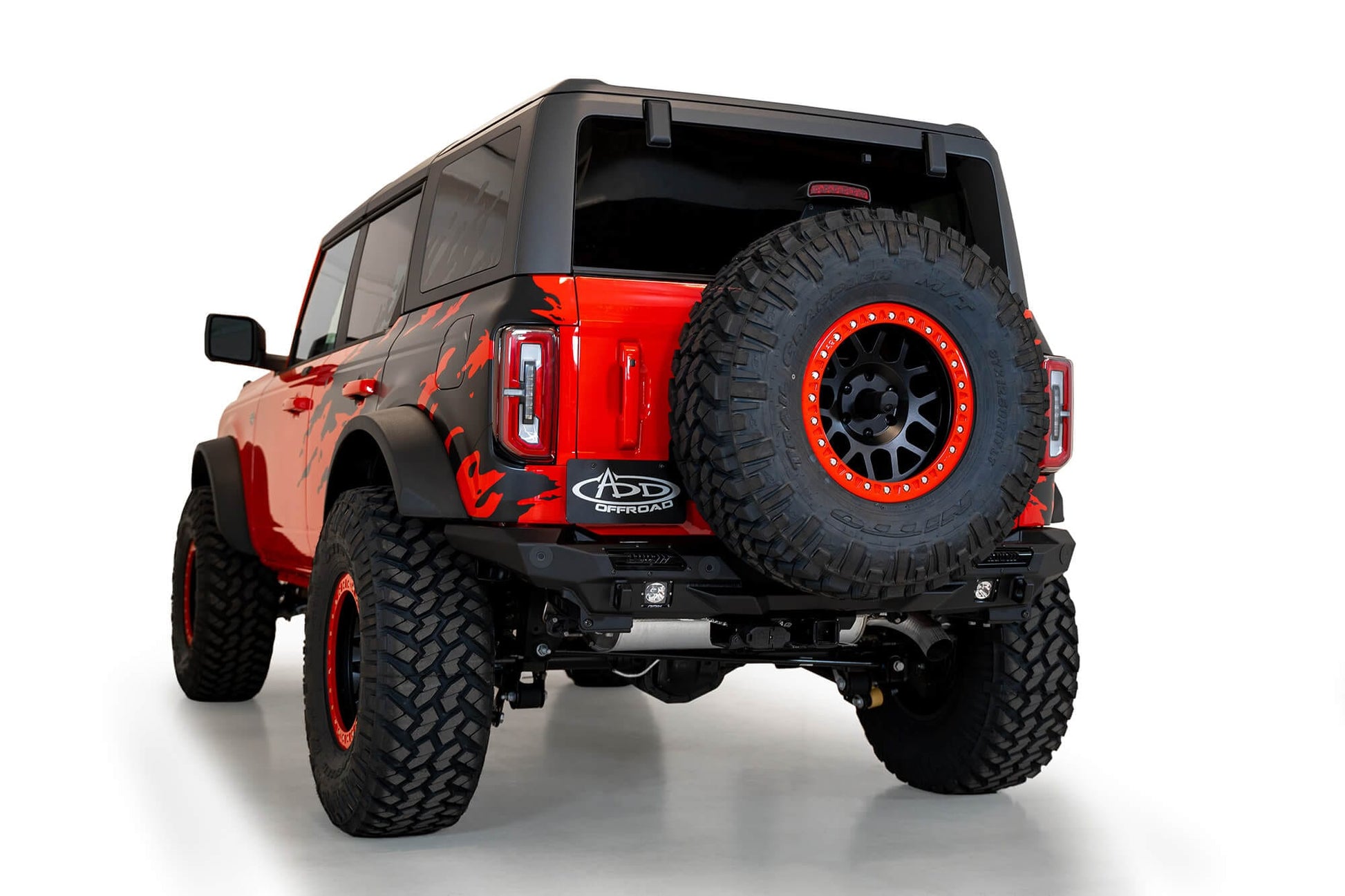 ADD R230081370103 2021 - 2023 Ford Bronco Stealth Fighter Rear Bumper - Rugged Truck Gear