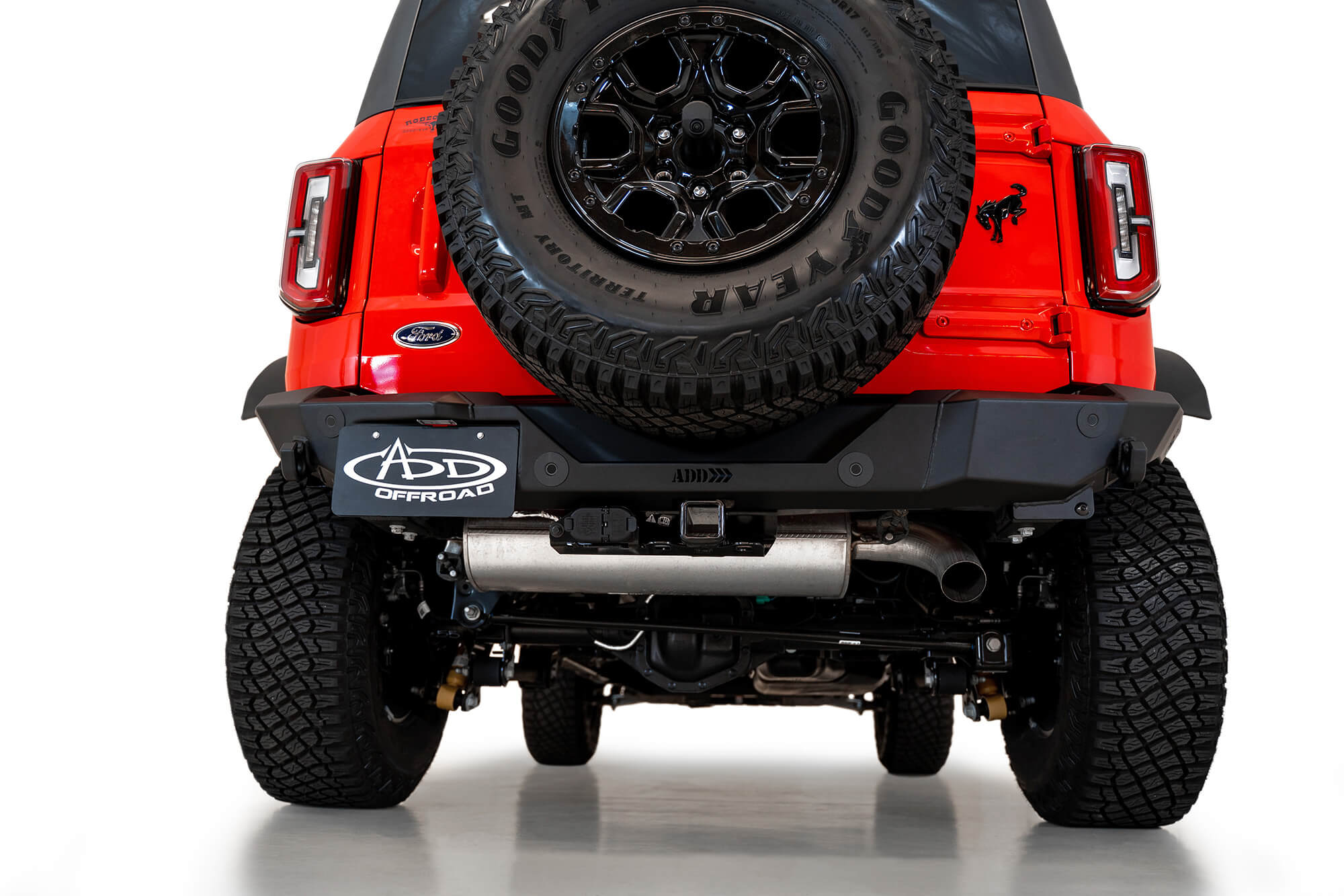 ADD R23012NA01NA 2021 - 2023 Ford Bronco Rock Fighter Rear Bumper - Rugged Truck Gear