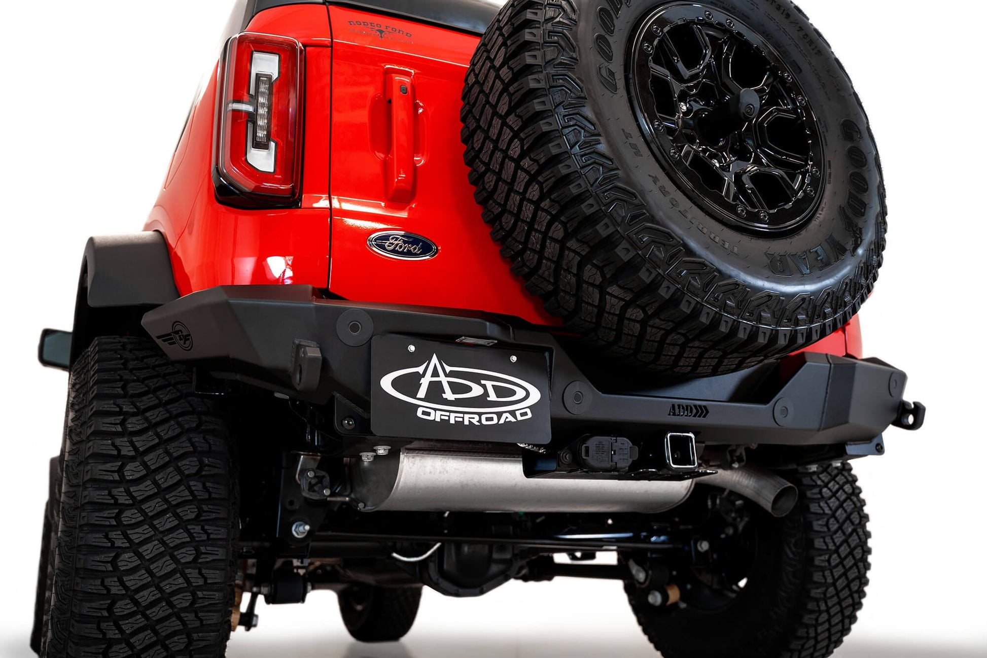 ADD R23012NA01NA 2021 - 2023 Ford Bronco Rock Fighter Rear Bumper - Rugged Truck Gear