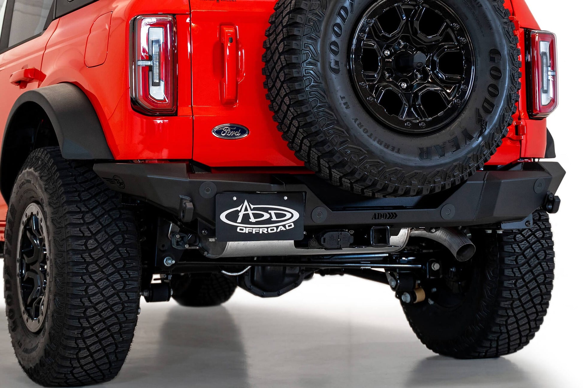 ADD R23012NA01NA 2021 - 2023 Ford Bronco Rock Fighter Rear Bumper - Rugged Truck Gear
