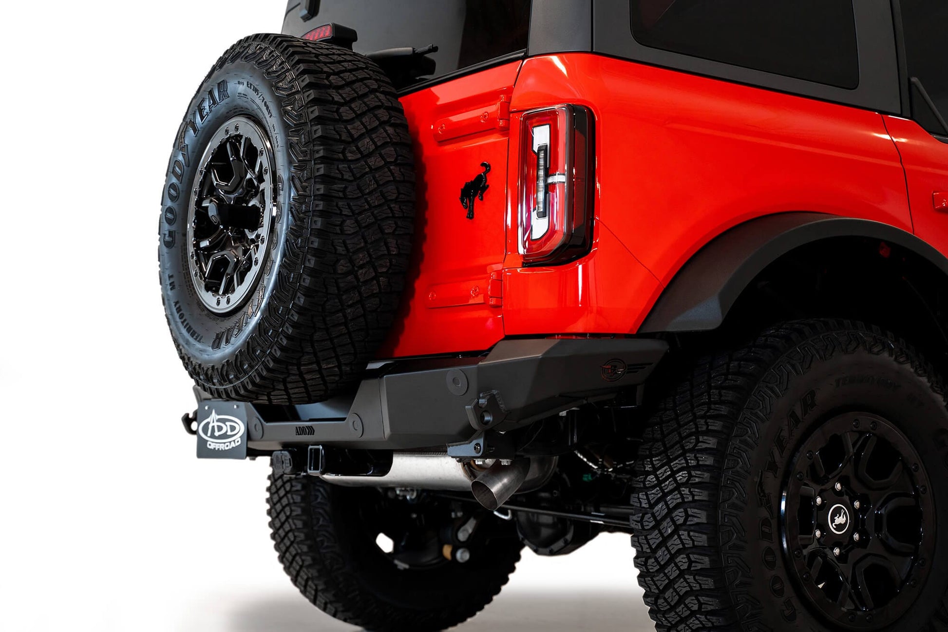ADD R23012NA01NA 2021 - 2023 Ford Bronco Rock Fighter Rear Bumper - Rugged Truck Gear