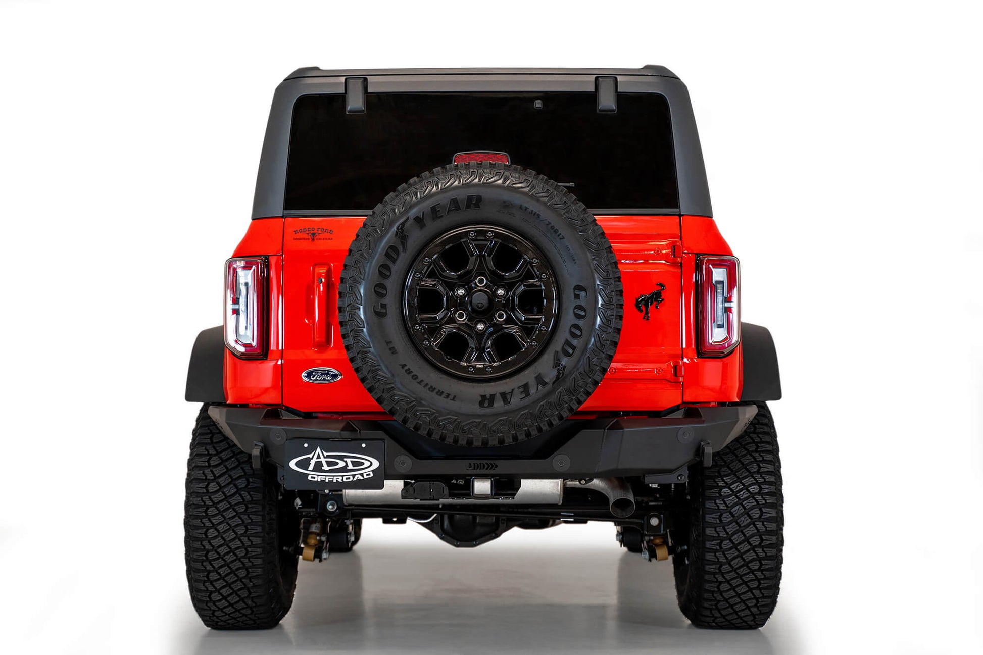 ADD R23012NA01NA 2021 - 2023 Ford Bronco Rock Fighter Rear Bumper - Rugged Truck Gear