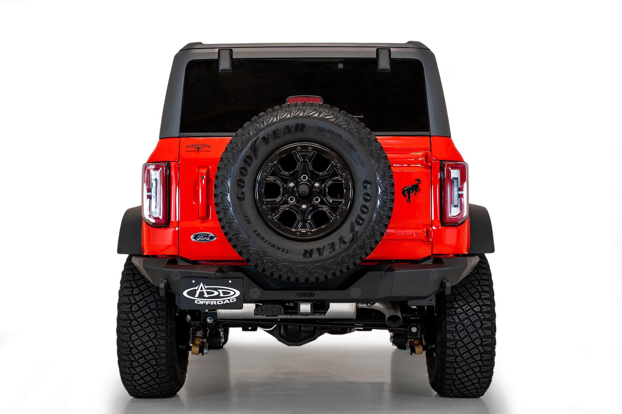 ADD R23012NA01NA 2021 - 2023 Ford Bronco Rock Fighter Rear Bumper - Rugged Truck Gear