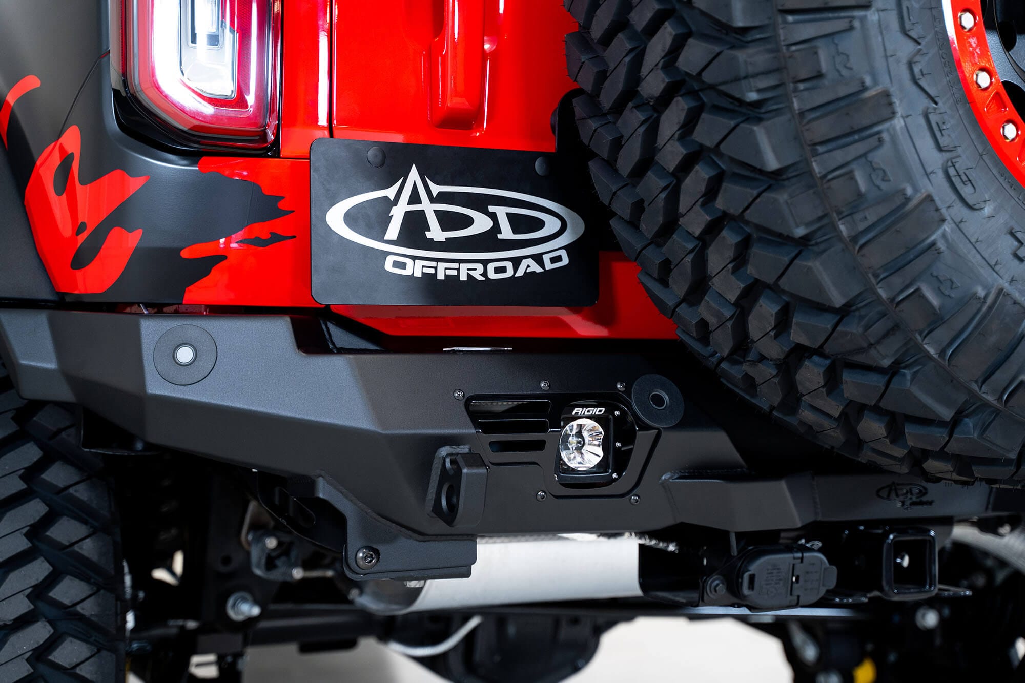 ADD R230141090103 2021 - 2023 Ford Bronco Bomber Rear Bumper - Rugged Truck Gear