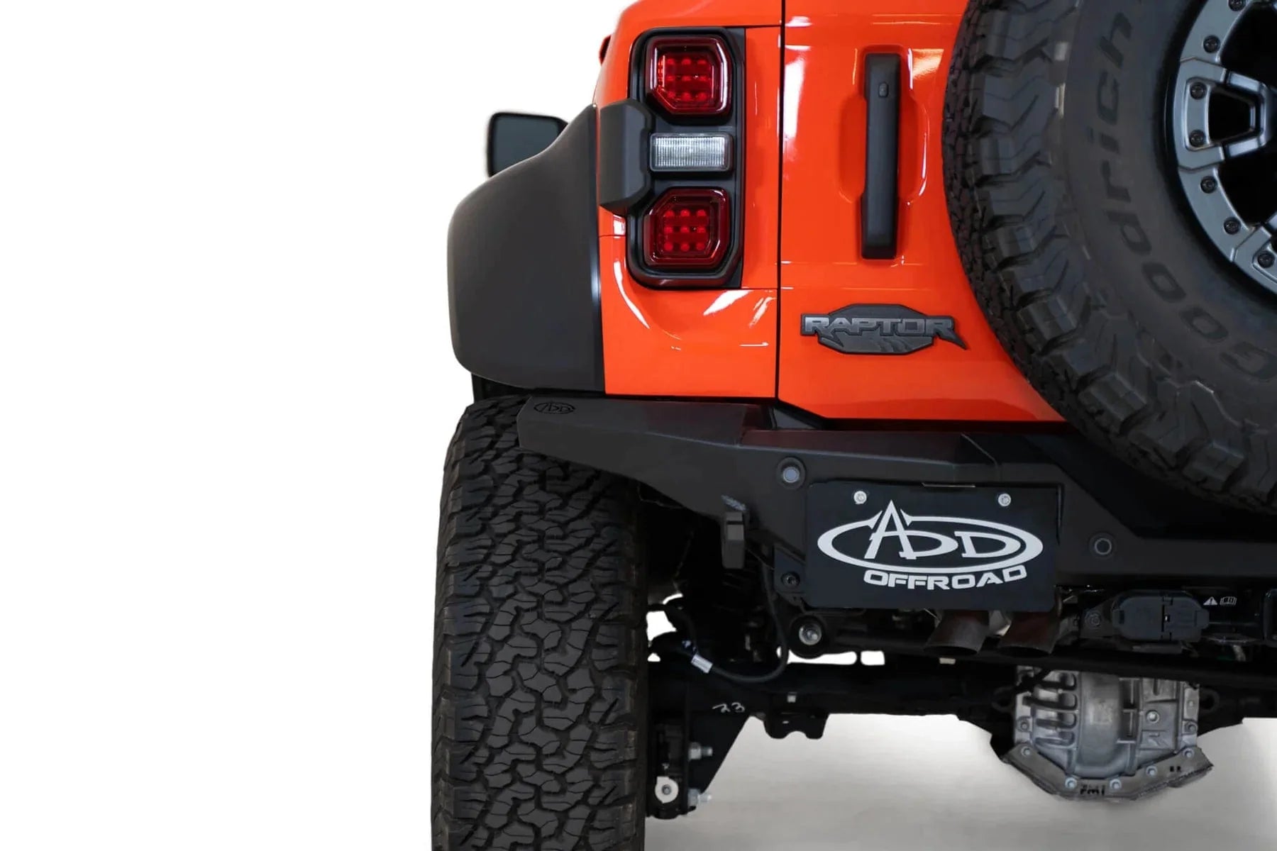ADD R26012NA0103 2022 - 2023 Ford Bronco Raptor Rock Fighter Rear Bumper - Rugged Truck Gear