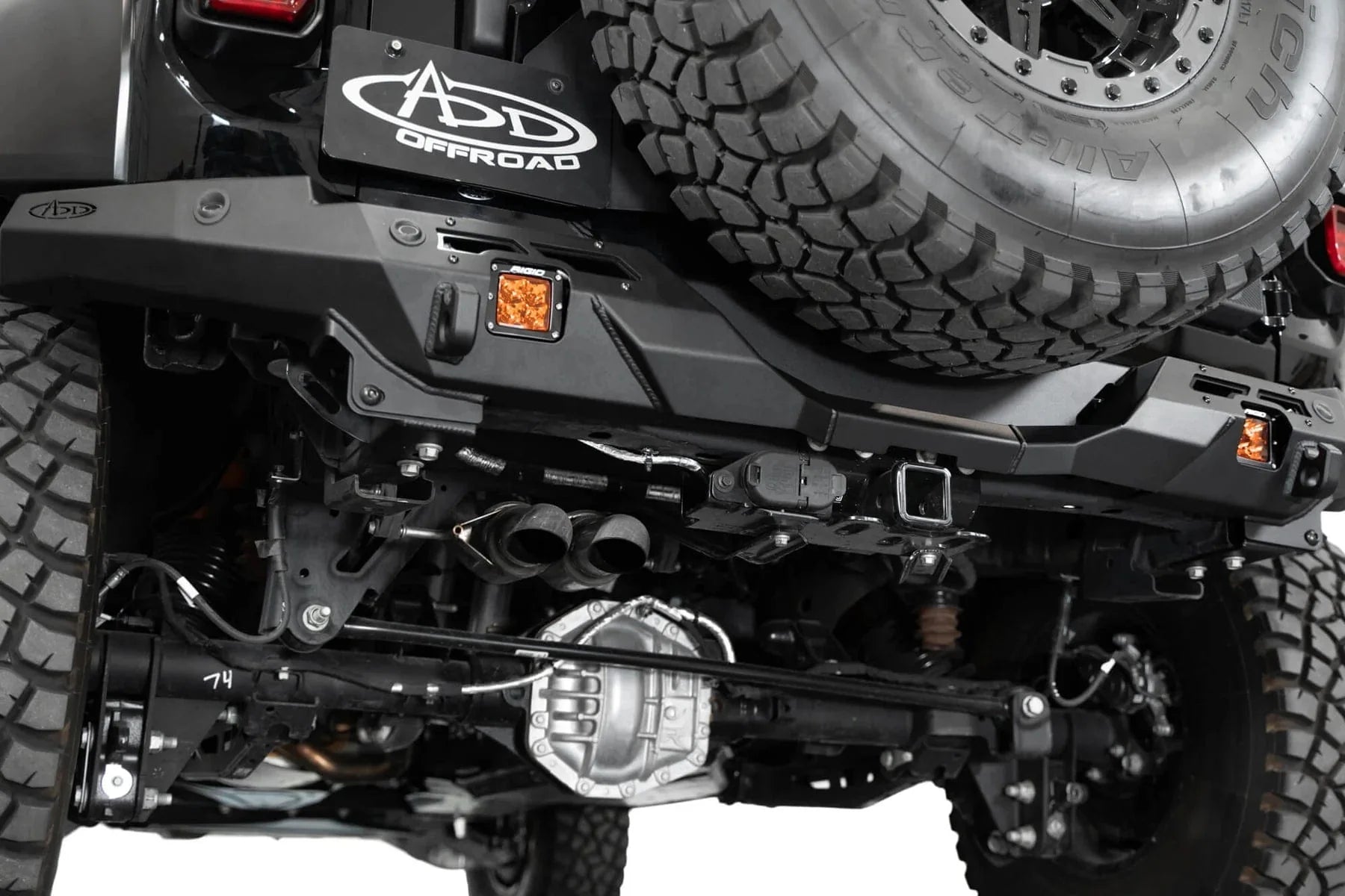 ADD R260191090103 2022 - 2023 Ford Bronco Raptor Phantom Rear Bumper - Rugged Truck Gear