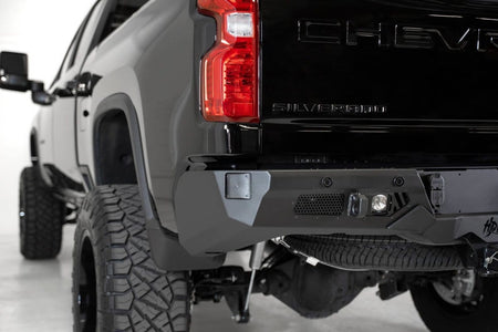 ADD R270021280103 GMC Sierra 2500 2020 - 2023 Bomber HD Rear Bumper with Blind Spot Monitor - Rugged Truck Gear