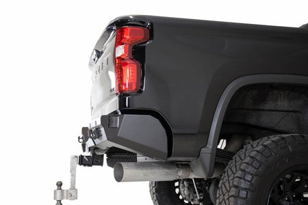 ADD R270021280103 GMC Sierra 2500 2020 - 2023 Bomber HD Rear Bumper with Blind Spot Monitor - Rugged Truck Gear