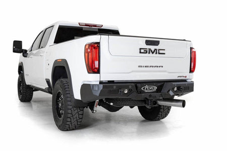 ADD R270021280103 GMC Sierra 2500 2020 - 2023 Bomber HD Rear Bumper with Blind Spot Monitor - Rugged Truck Gear