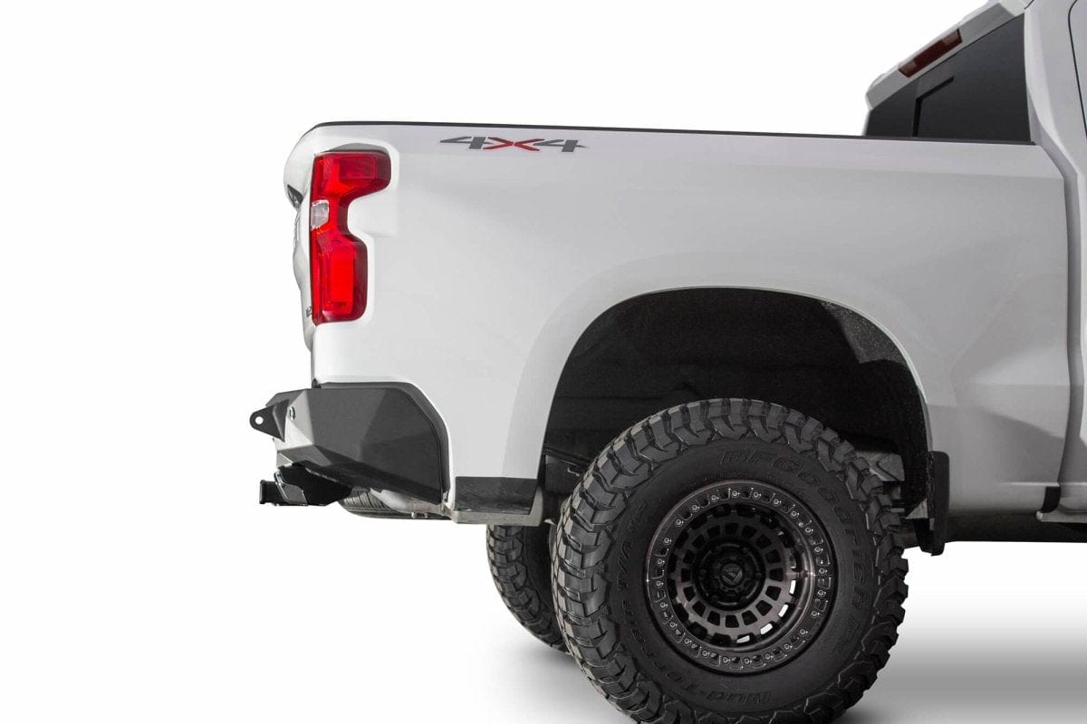 ADD R441051280103 2019-2021 Chevy Silverado 1500 Stealth Fighter Rear Bumper with Exhaust Tips - BumperStock