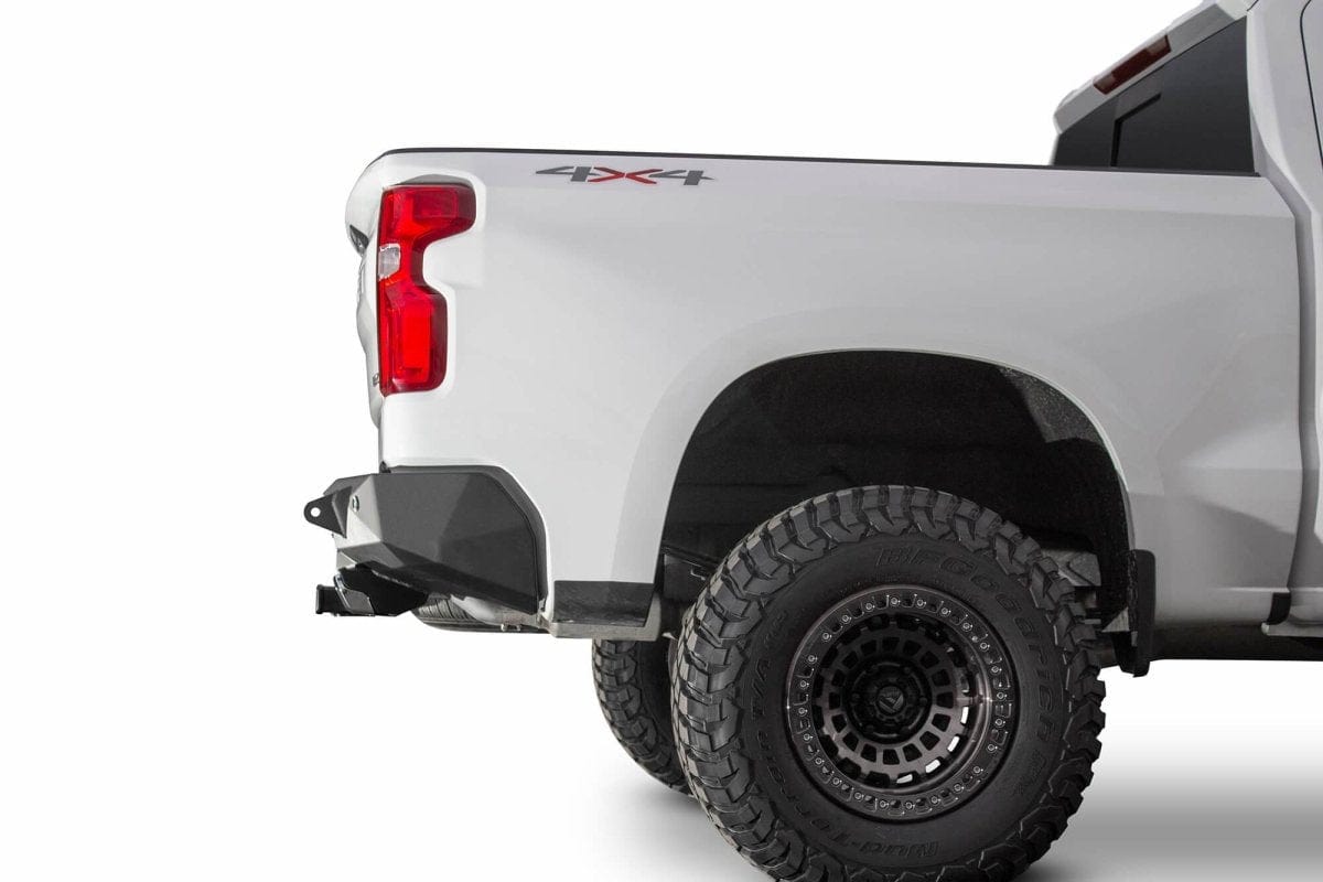 ADD R441051280103 2019 - 2022 GMC Sierra 1500 Stealth Fighter Rear Bumper with Exhaust Tips - Rugged Truck Gear