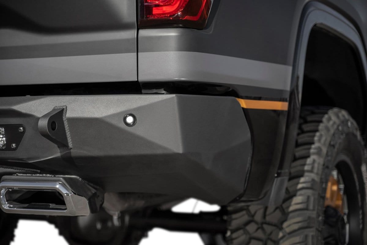 ADD R441051280103 2019 - 2022 GMC Sierra 1500 Stealth Fighter Rear Bumper with Exhaust Tips - Rugged Truck Gear