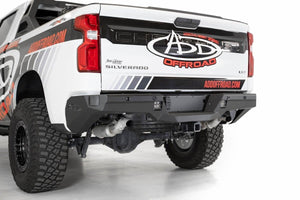 ADD R447711280103 2019-2021 Chevy Silverado 1500 Stealth Fighter Rear Bumper - BumperStock