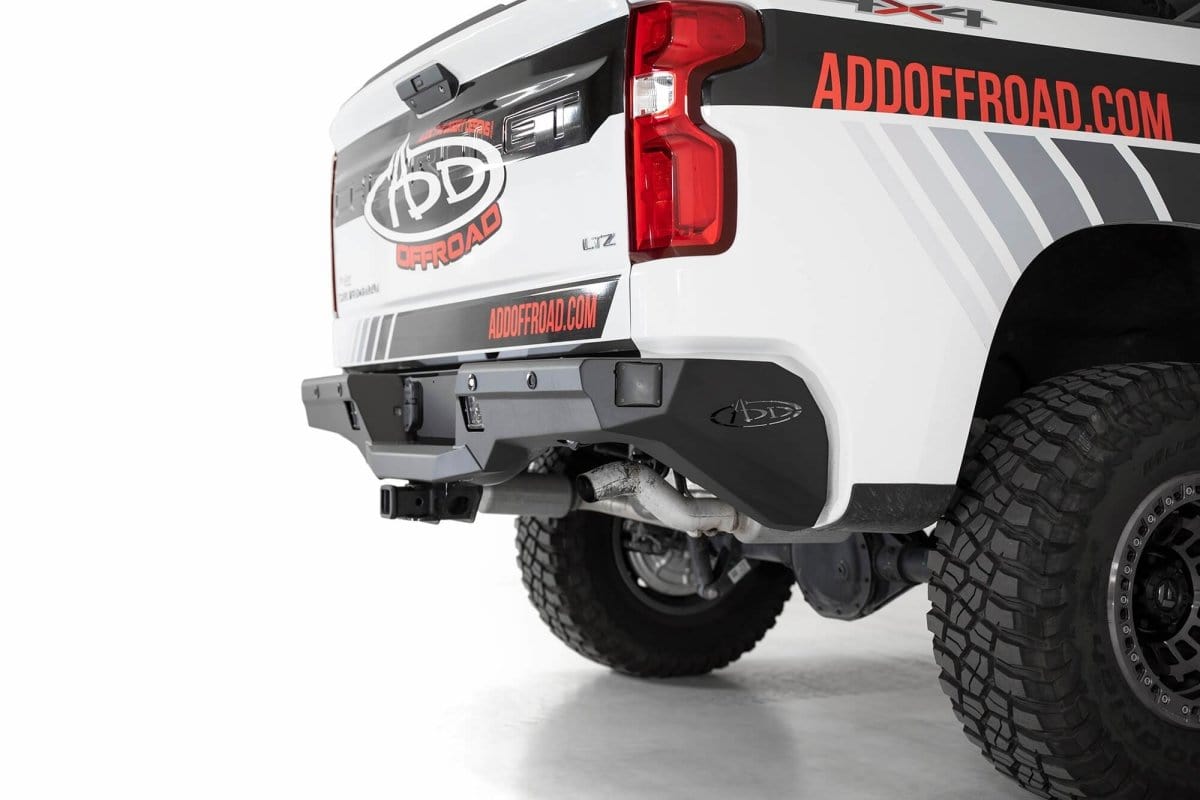 ADD R447711280103 2019 - 2022 Chevy Silverado 1500 Stealth Rear Bumper - Rugged Truck Gear