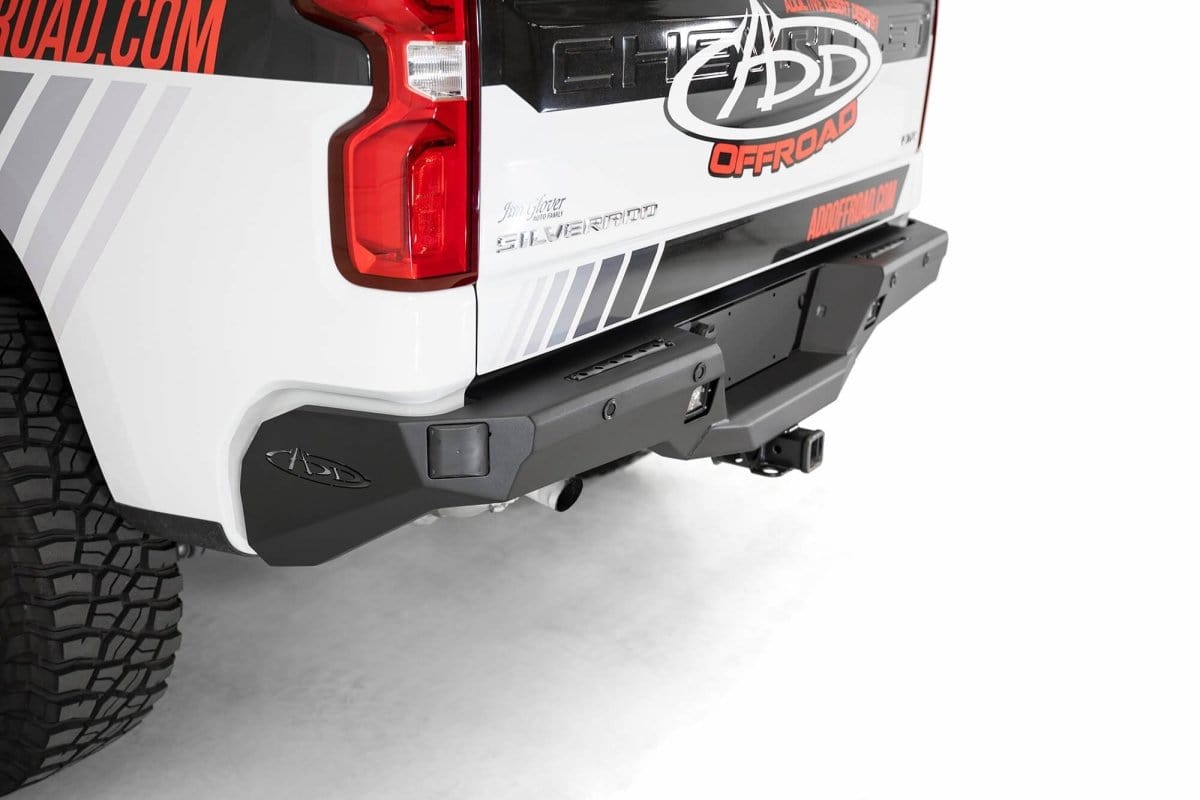 ADD R447711280103 2019 - 2022 Chevy Silverado 1500 Stealth Rear Bumper - Rugged Truck Gear