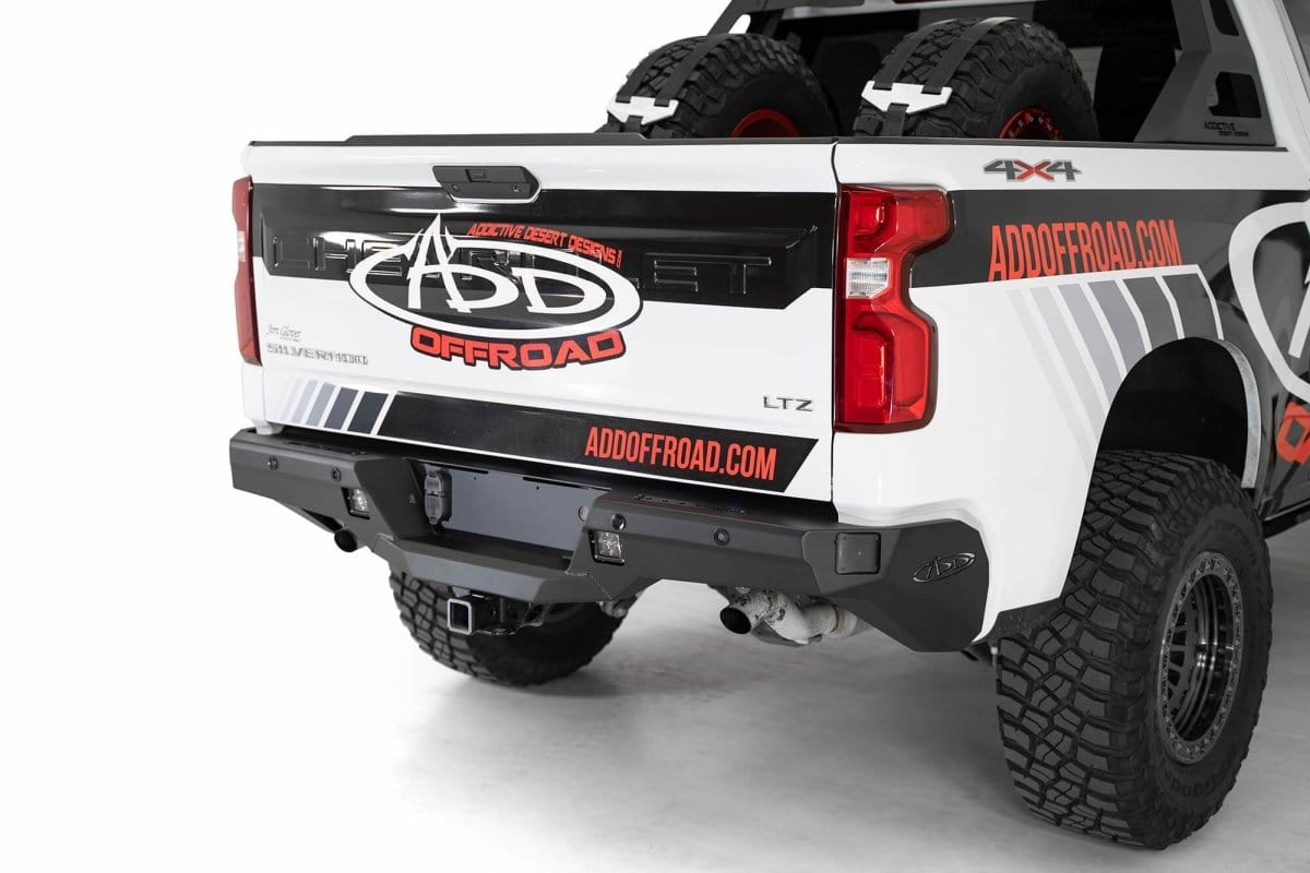ADD R447711280103 2019 - 2022 Chevy Silverado 1500 Stealth Rear Bumper - Rugged Truck Gear