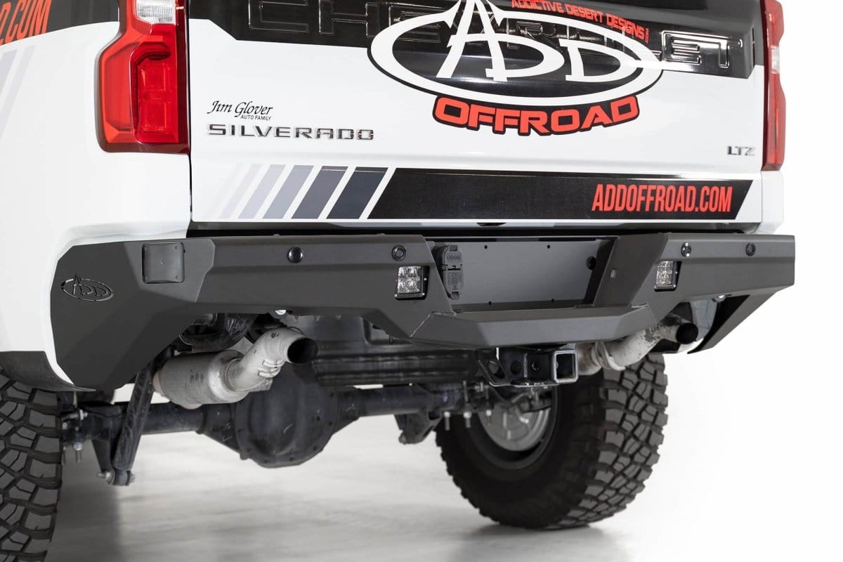 ADD R447711280103 2019 - 2022 Chevy Silverado 1500 Stealth Rear Bumper - Rugged Truck Gear
