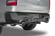 ADD R551281280103 2019 - 2023 Ram Rebel 1500 Stealth Fighter Rear Bumper with 6 Backup Sensor Cutouts - Rugged Truck Gear