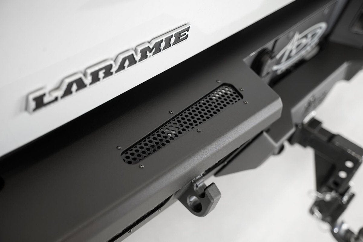 ADD R560051280103 Ram 2500/3500 2019 - 2023 Bomber HD Rear Bumper with Sensors - Rugged Truck Gear