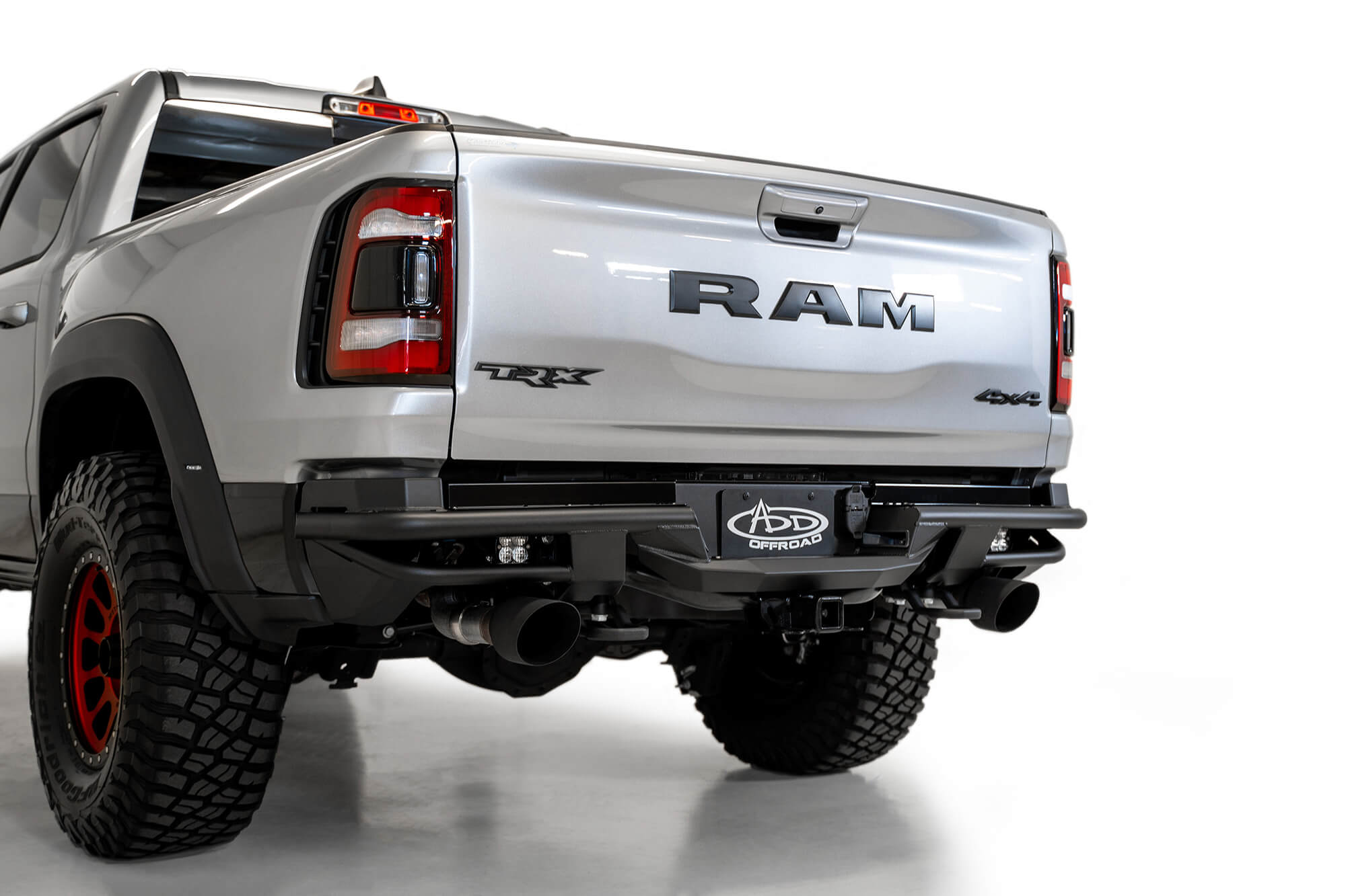 ADD R628581280103 2021 Ram 1500 TRX PRO Bolt - On Rear Bumper with No Sensor Holes - Rugged Truck Gear