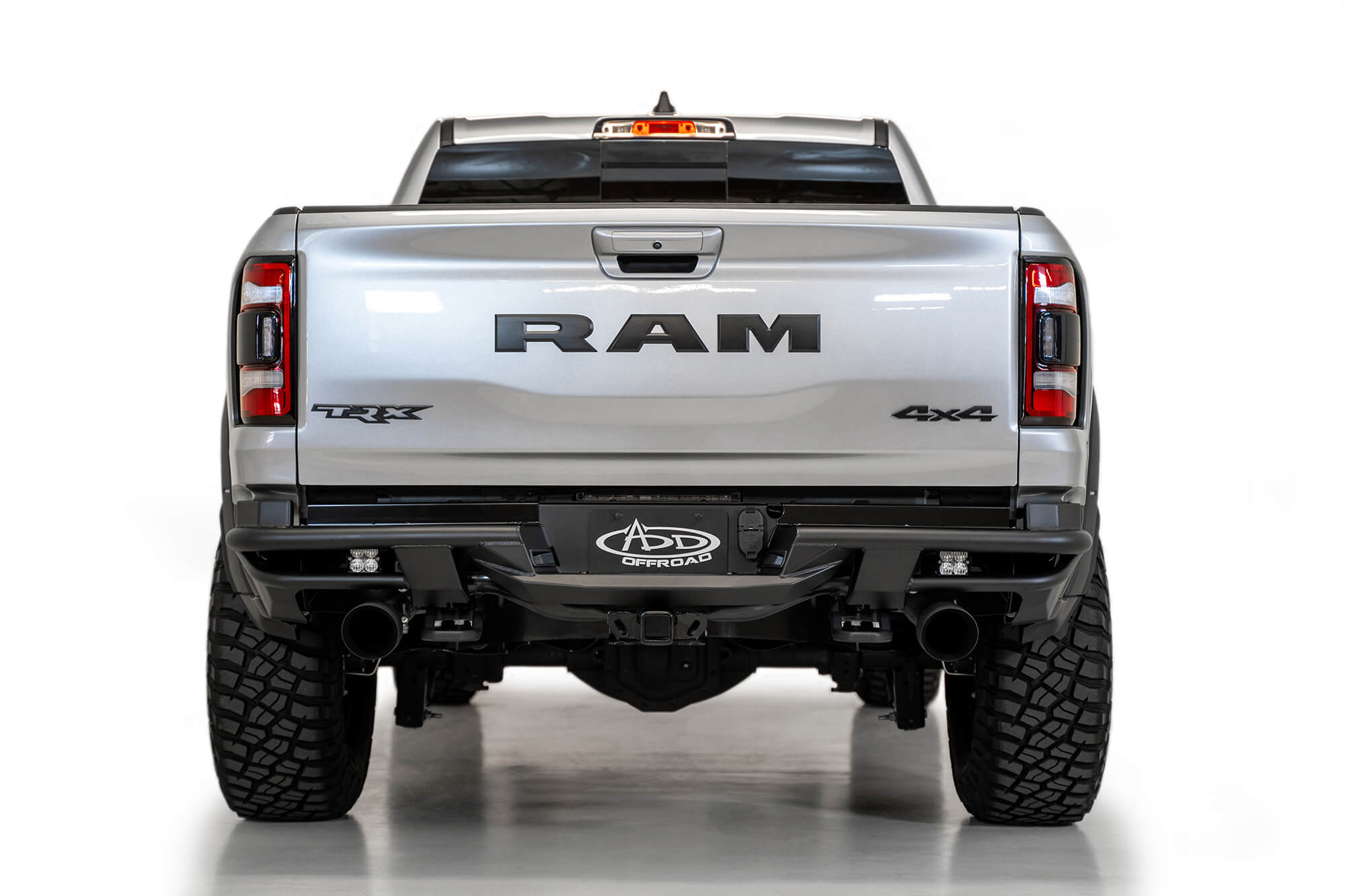 ADD R628581280103 2021 Ram 1500 TRX PRO Bolt - On Rear Bumper with No Sensor Holes - Rugged Truck Gear