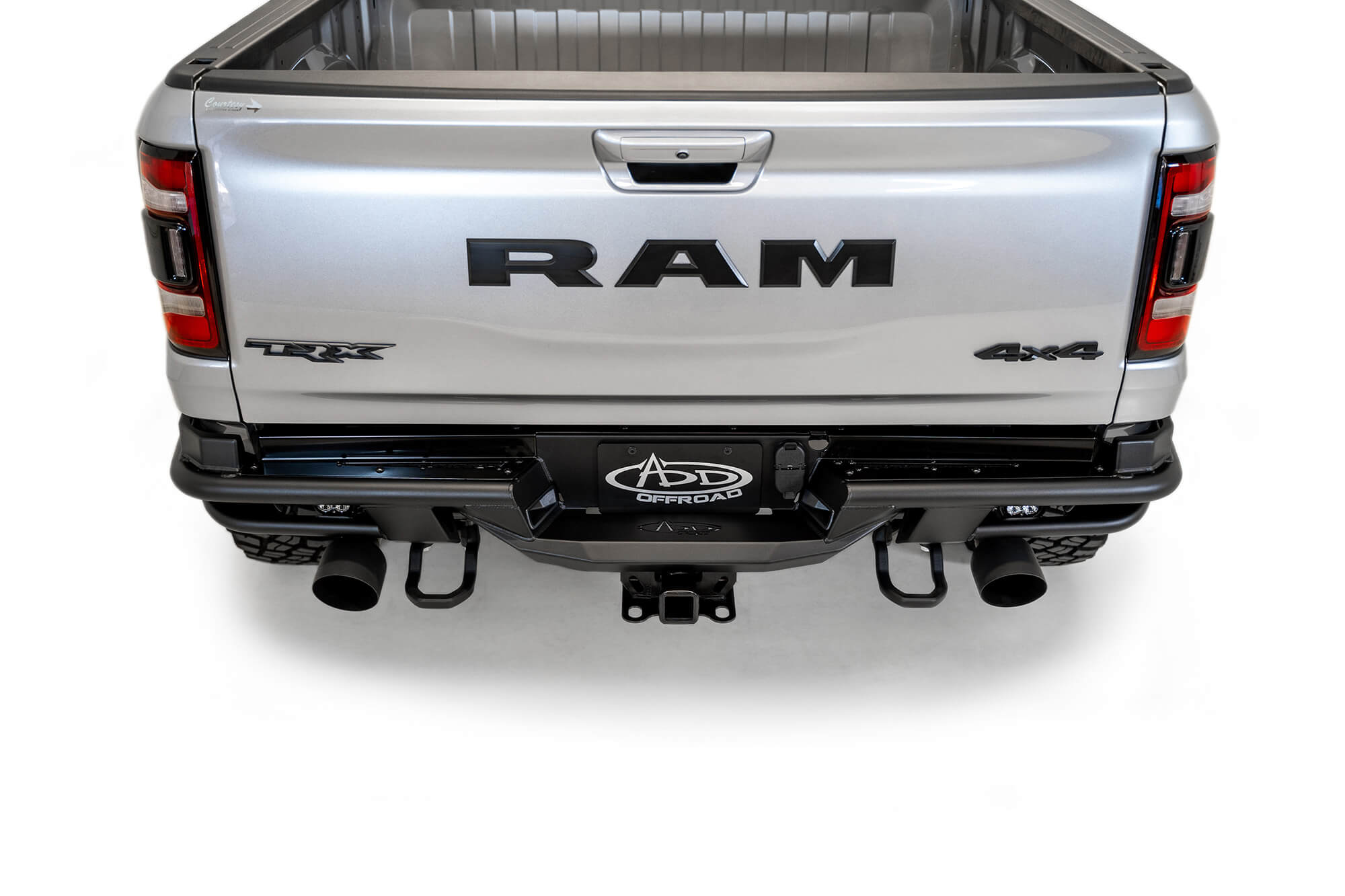 ADD R628581280103 2021 Ram 1500 TRX PRO Bolt - On Rear Bumper with No Sensor Holes - Rugged Truck Gear