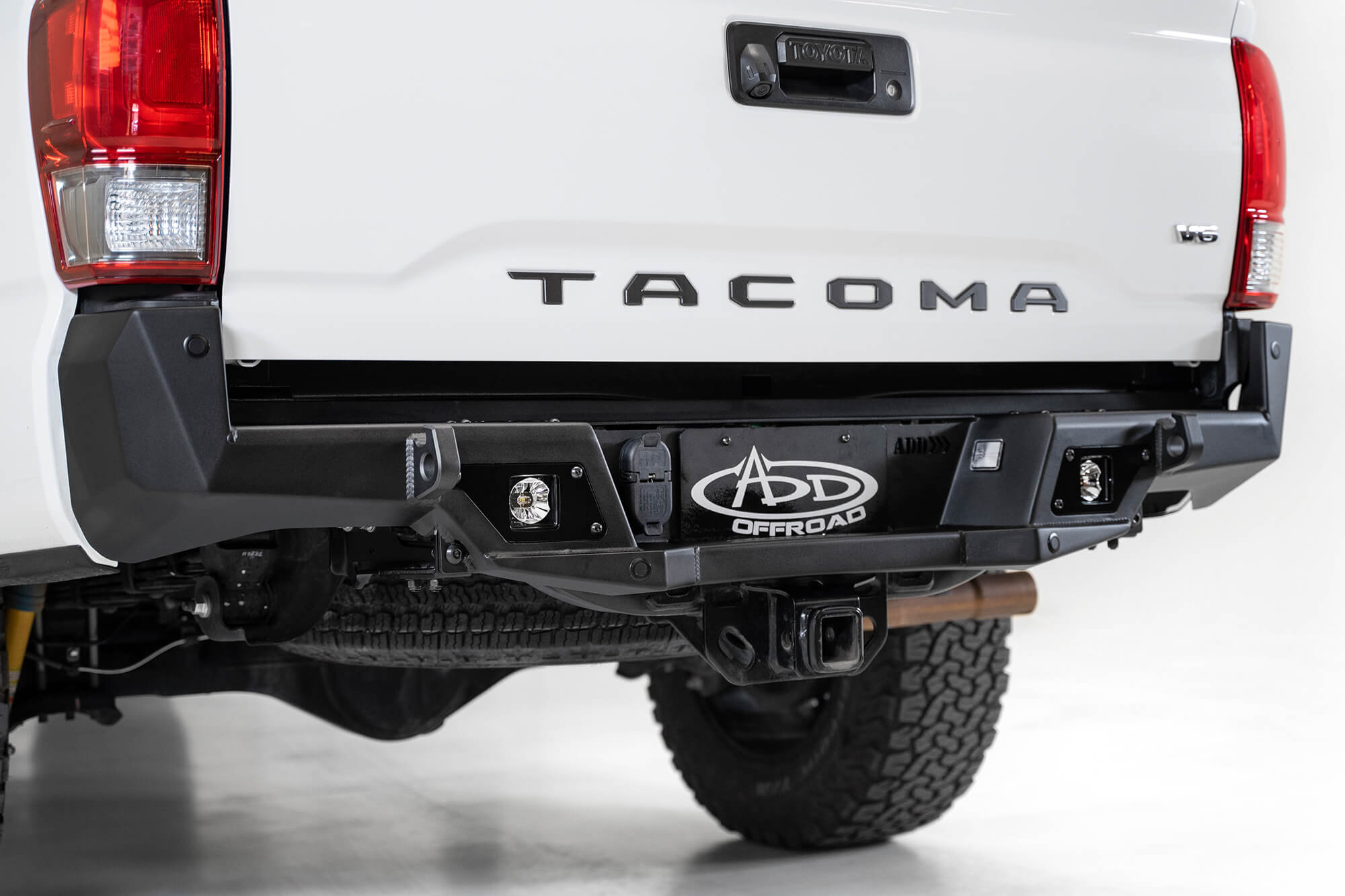 ADD R681241280103 2016 - 2023 Toyota Tacoma Stealth Fighter Rear Bumper - Rugged Truck Gear