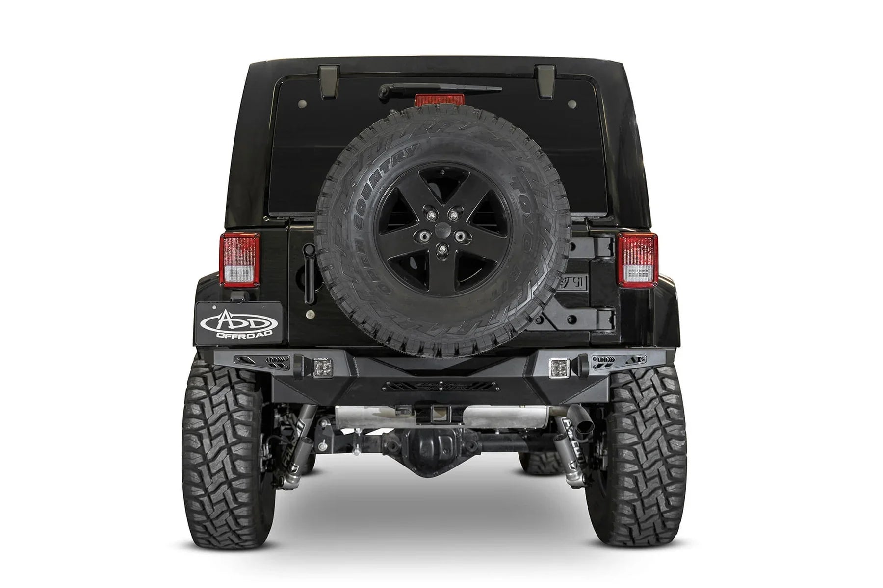 ADD R951271280103 2007 - 2018 Jeep Wrangler JK Stealth Fighter Rear Bumper - Rugged Truck Gear