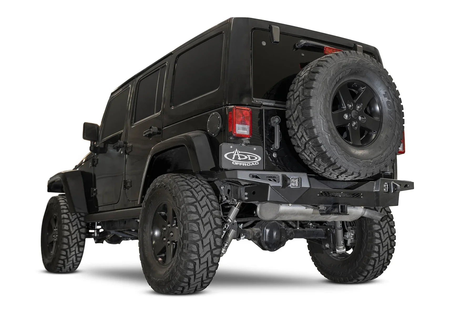 ADD R951271280103 2007 - 2018 Jeep Wrangler JK Stealth Fighter Rear Bumper - Rugged Truck Gear