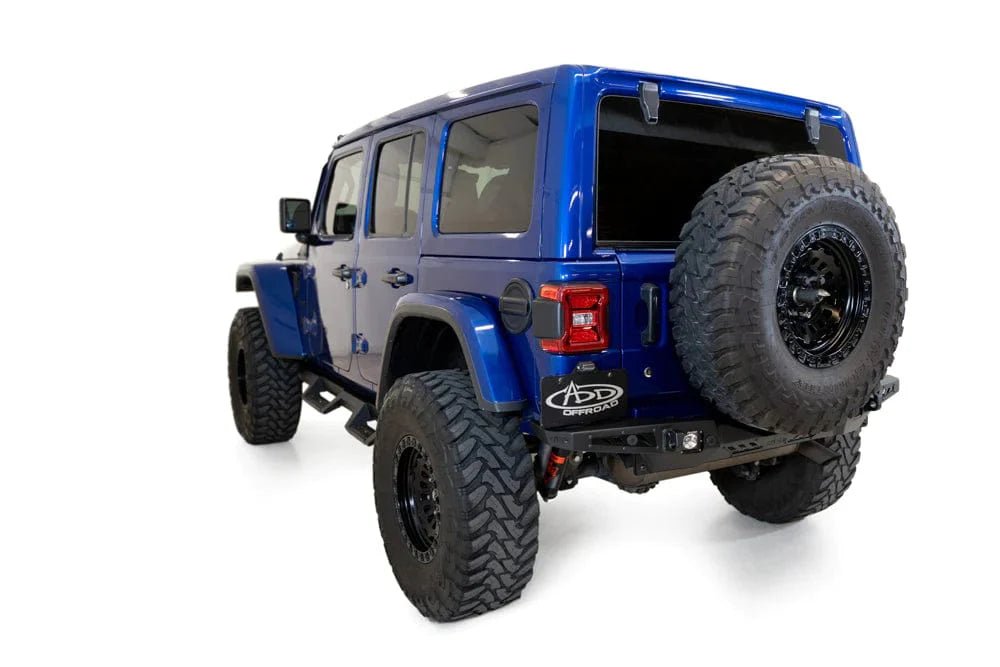 ADD R960181280103 2018 - 2023 Jeep Wrangler JL Stealth Fighter Rear Bumper - Rugged Truck Gear