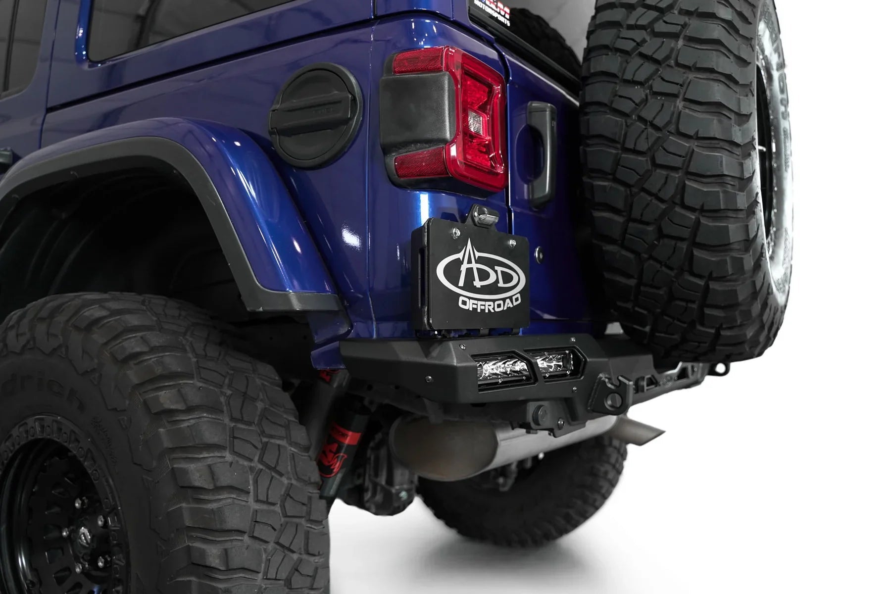 ADD R960191190103 2018 - 2024 Jeep Wrangler JL Phantom Rear Bumper - Rugged Truck Gear