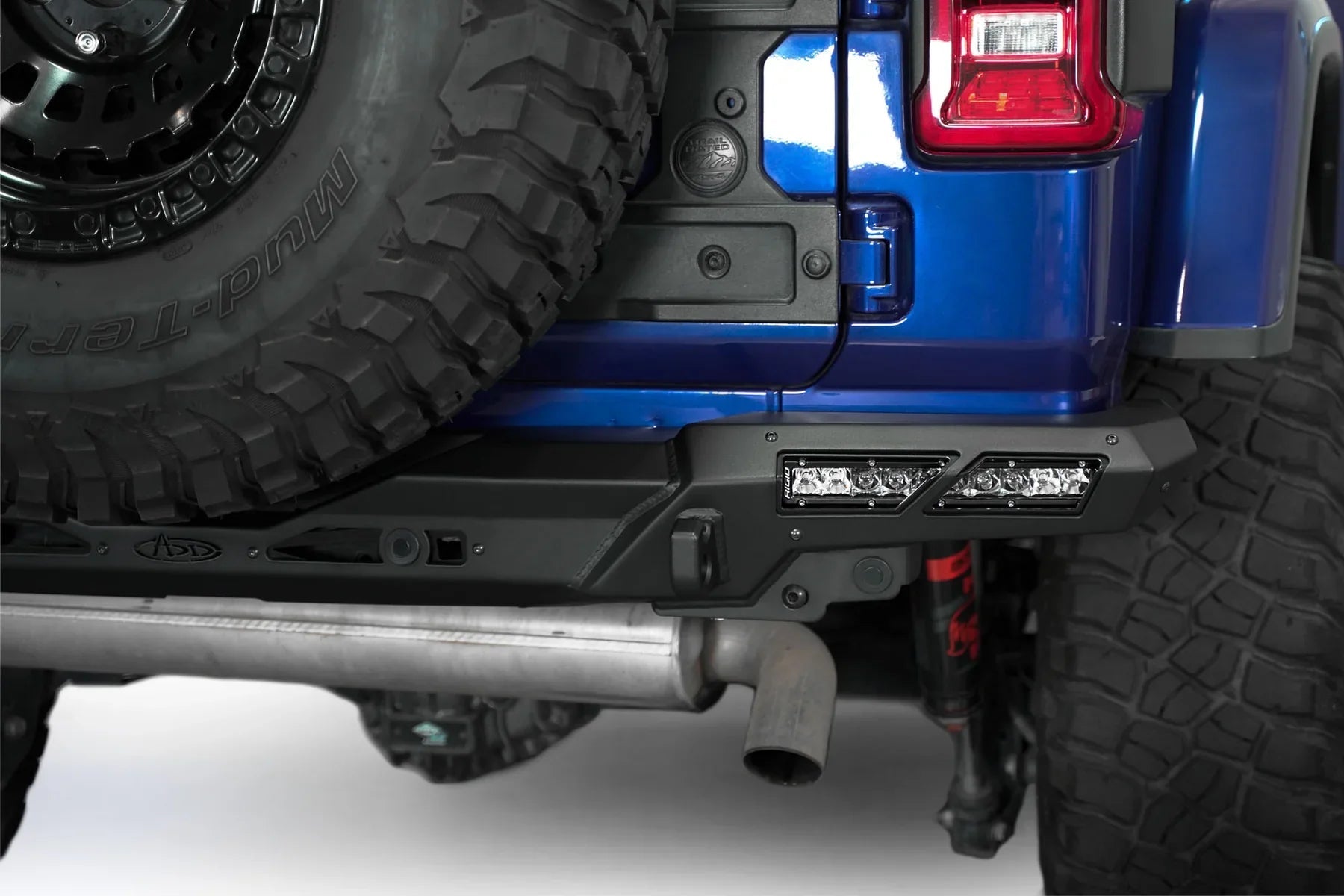 ADD R960191190103 2018 - 2024 Jeep Wrangler JL Phantom Rear Bumper - Rugged Truck Gear