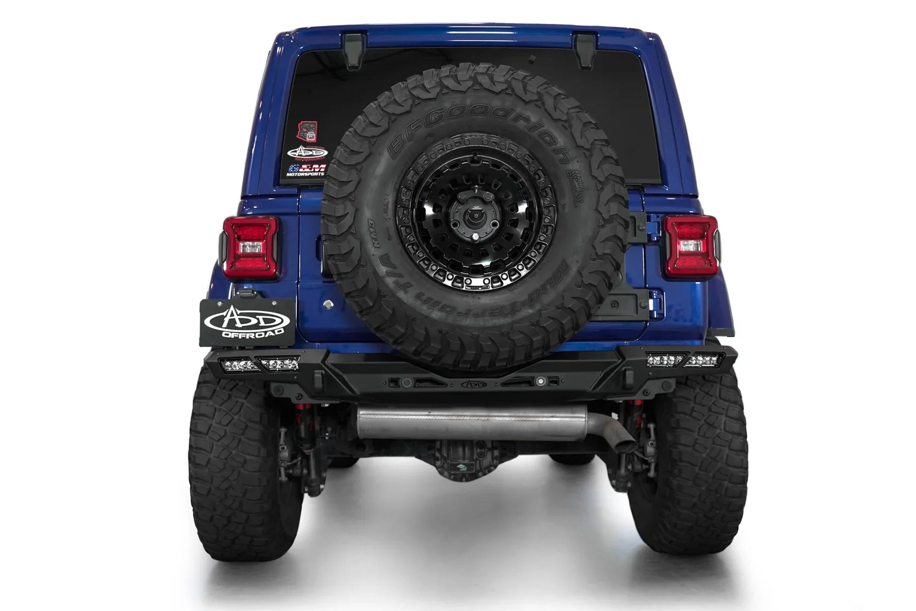 ADD R960191190103 2018 - 2024 Jeep Wrangler JL Phantom Rear Bumper - Rugged Truck Gear