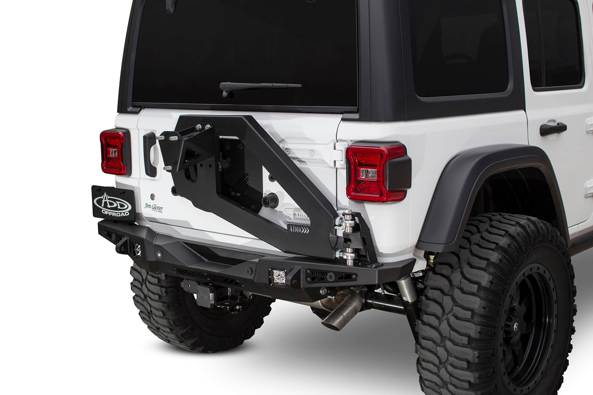 ADD R961321280103 2018 - 2022 Jeep Wrangler JL Stealth Fighter HD Rear Bumper - Rugged Truck Gear